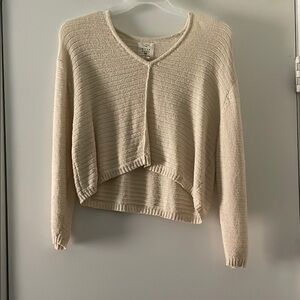Billabong Cream V-Neck Sweater